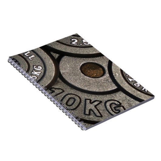 ブラックジムウェイトフィットネス ノートブック (右側)