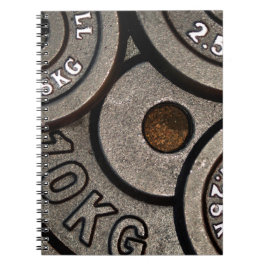 ブラックジムウェイトフィットネス ノートブック