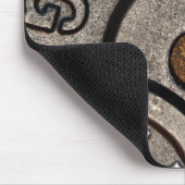 ブラックジムウェイトフィットネス マウスパッド (コーナー)