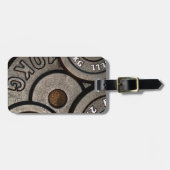 ブラックジムウェイトフィットネス ラゲッジタグ (正面横)