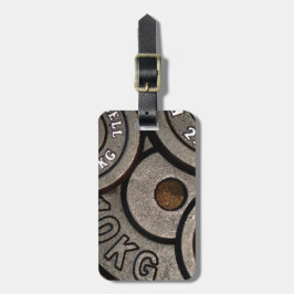 ブラックジムウェイトフィットネス ラゲッジタグ