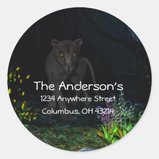 ブラックジャガーインザウッズ住所 シール