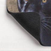 ブラックジャガーパンサー大きな猫野生生物マウスパッド マウスパッド (コーナー)