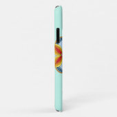 ブラックジャガーポートレート花 Case-Mate iPhoneケース (裏面/右)