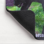 ブラックジャガー&チチェンitza寺院&月食 マウスパッド (コーナー)