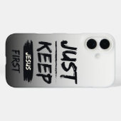 ブラックジャスト保イイエス Case-Mate iPhoneケース (裏面 (横))