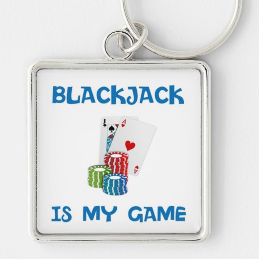 ブラックジャックは私のゲームだ キーホルダー (正面)