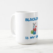 ブラックジャックは私のゲームだ コーヒーマグカップ (正面左)