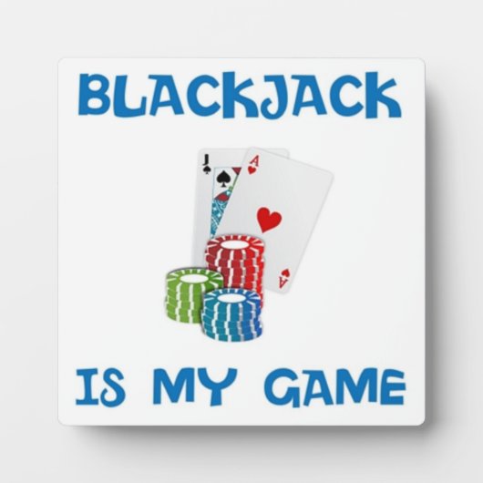 ブラックジャックは私のゲームだ フォトプラーク (正面)