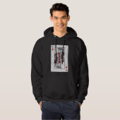 ブラックジャックカードゲームブラックジャックラバーギャンブラーBLACKJ パーカ (正面フル)