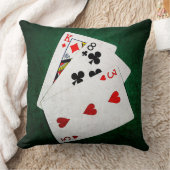 ブラックジャック21ポイント – キング、8、3 クッション (ブランケット)