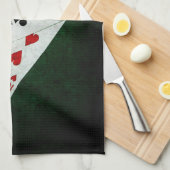 ブラックジャック21ポイント – 10、9、2 キッチンタオル (四つ折り)