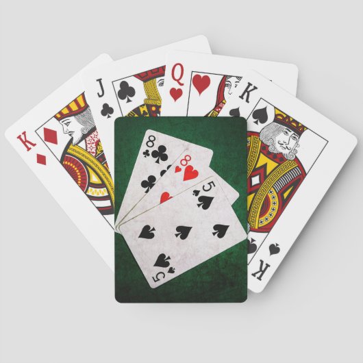 ブラックジャック21ポイント–8、8、5 トランプ (裏面)