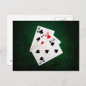 ブラックジャック21ポイント–8、8、5 ポストカード (正面/裏面)