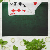 ブラックジャック21ポイント – 9、9、3 キッチンタオル (折り畳み)