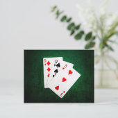 ブラックジャック21ポイント – 9、9、3 ポストカード (スタンド正面)