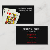 ブラックジャック・ビジネス・カード 名刺 (正面/裏面)