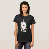 ブラックジャックI LOVE BLACKJACK Players Casino Blackjac Tシャツ (正面フル)