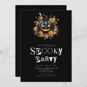 ブラックジャックO'ランタン不気味ハローウィンパーティ 招待状 (正面/裏面)