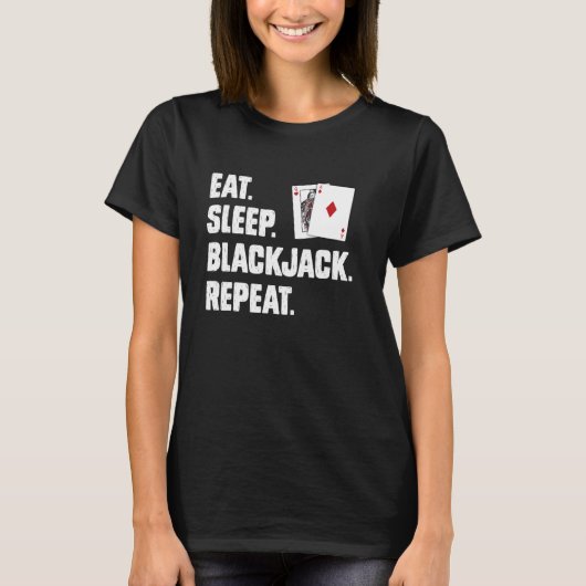 ブラックジャッ食べクの選手は再び睡眠を取る。ファン Tシャツ (正面)