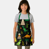 ブラックジャングル恐竜ディノ火山 エプロン (インサイチュ)