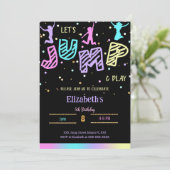 ブラックジャンプの誕生日招待状 招待状 (スタンド正面)