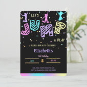 ブラックジャンプの誕生日招待状 招待状 (スタンド正面)