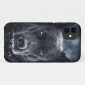 ブラックジャーマンシェパード Case-Mate iPhoneケース (裏面(横))