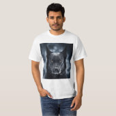 ブラックジャーマンシェパード Tシャツ (正面フル)
