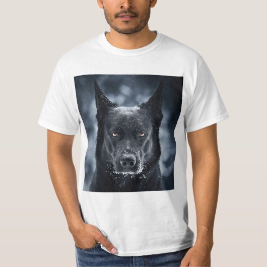 ブラックジャーマンシェパード Tシャツ (正面)