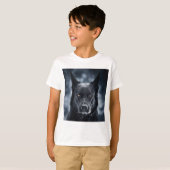 ブラックジャーマンシェパード Tシャツ (正面フル)