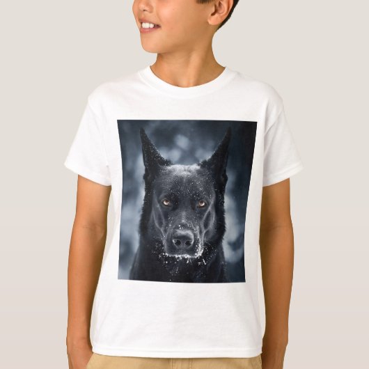 ブラックジャーマンシェパード Tシャツ (正面)