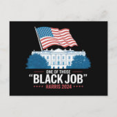 ブラックジョブズHarris 2024の1つ ポストカード (正面)