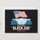 ブラックジョブズHarris 2024の1つ 招待状 (正面)