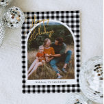 ブラックジンガム写真クリスマスカード シーズンカード<br><div class="desc">フォトクリスマスカード – おパーソナライズされた客様の準備が完了！</div>