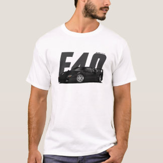 ブラックスすごいポーツカーレトロF40 F-40 Tシャツ