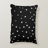 ブラックスウィートドリームズハンドレタリング枕 アクセントクッション (裏面(縦))