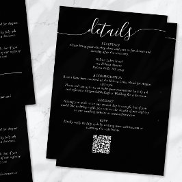 ブラックスエレガントクリッシンプルト結婚詳細 エンクロージャーカード