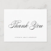 ブラックスエレガントクリプト卒業ありがとう ポストカード (正面)