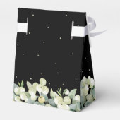 ブラックスエレガントノーベリー+ユーカリ冬の結婚式 フェイバーボックス (裏面サイド)