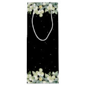 ブラックスエレガントノーベリー+ユーカリ冬の結婚式 ワインギフトバッグ (裏面)