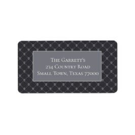 ブラックスカルおもしろいハロウィンアドパーソナライズされたレス ラベル