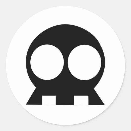 ブラックスカルキースティックems ラウンドシール (正面)