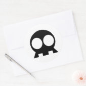 ブラックスカルキースティックems ラウンドシール (封筒)