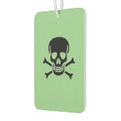 ブラックスカルグリーンカー空気清浄機 カーエアーフレッシュナー (左)