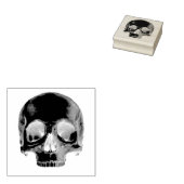 ブラックスカルスタンプ ラバースタンプ (押印)