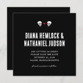 ブラックスカルズゴス 貴方に結婚式のお知らせ セーブザデート (正面/裏面)