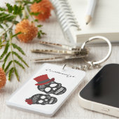 ブラックスカルデュオサンダーコーブ キーホルダー (正面右)