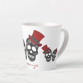 ブラックスカルデュオサンダー_コーブ カフェラテマグ (右アングル)