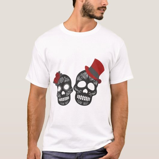 ブラックスカルデュオサンダー_コーブ Tシャツ (正面)